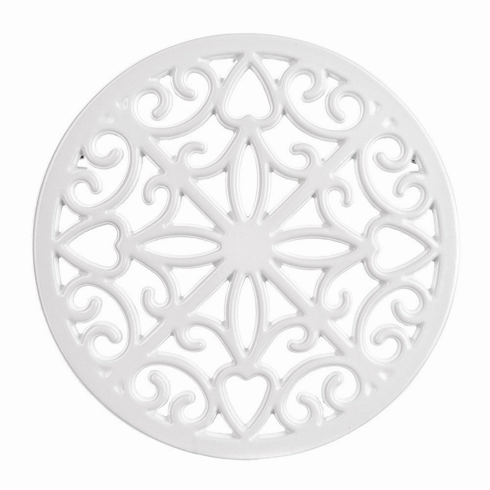 Cast Iron Trivet White Cookware deals for kitchen