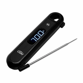 CDN ProAccurate Digital Folding Thermocouple Thermometer with Backlit Display, Black Cooking Tools & Accessories mega discount