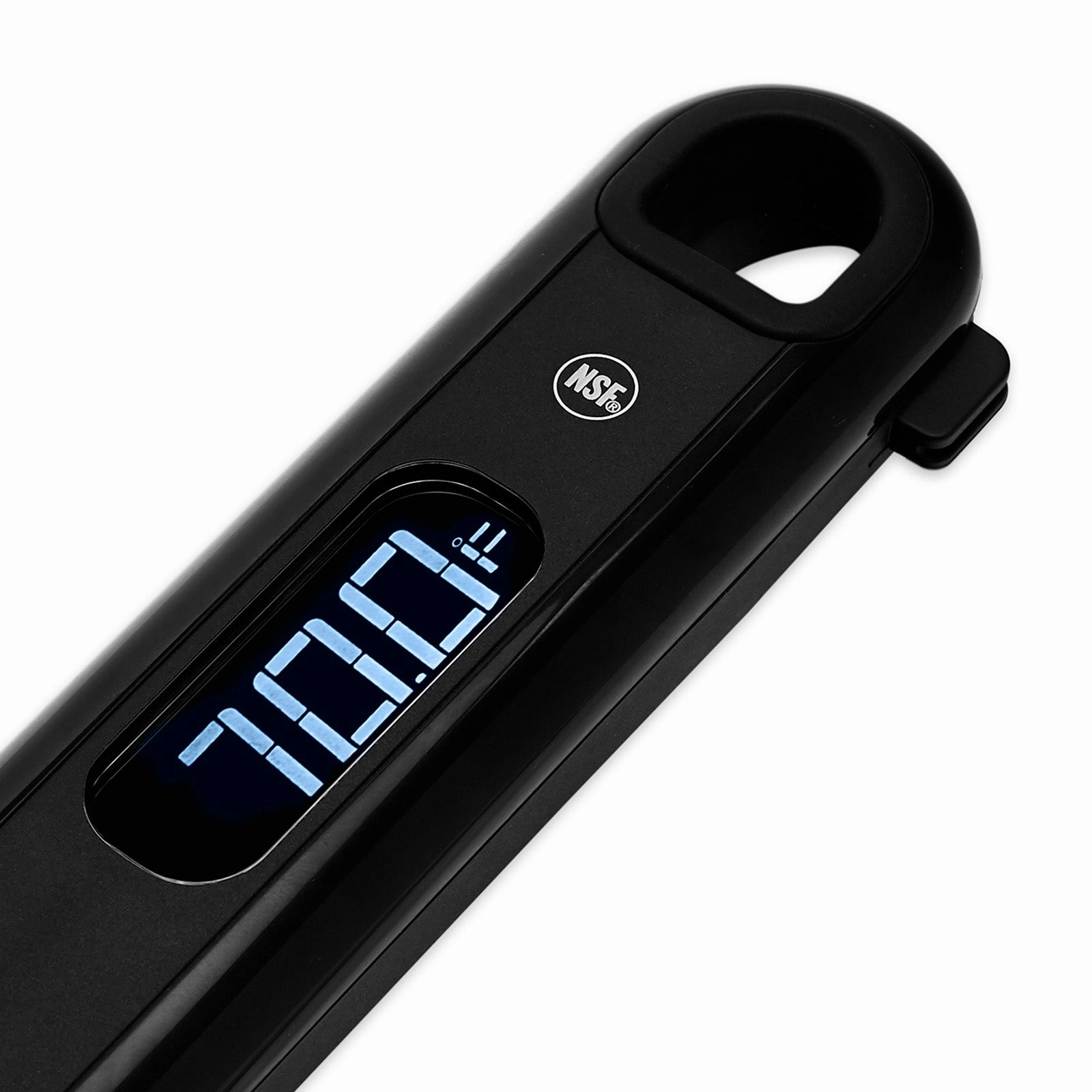 CDN ProAccurate Digital Folding Thermocouple Thermometer with Backlit Display, Black