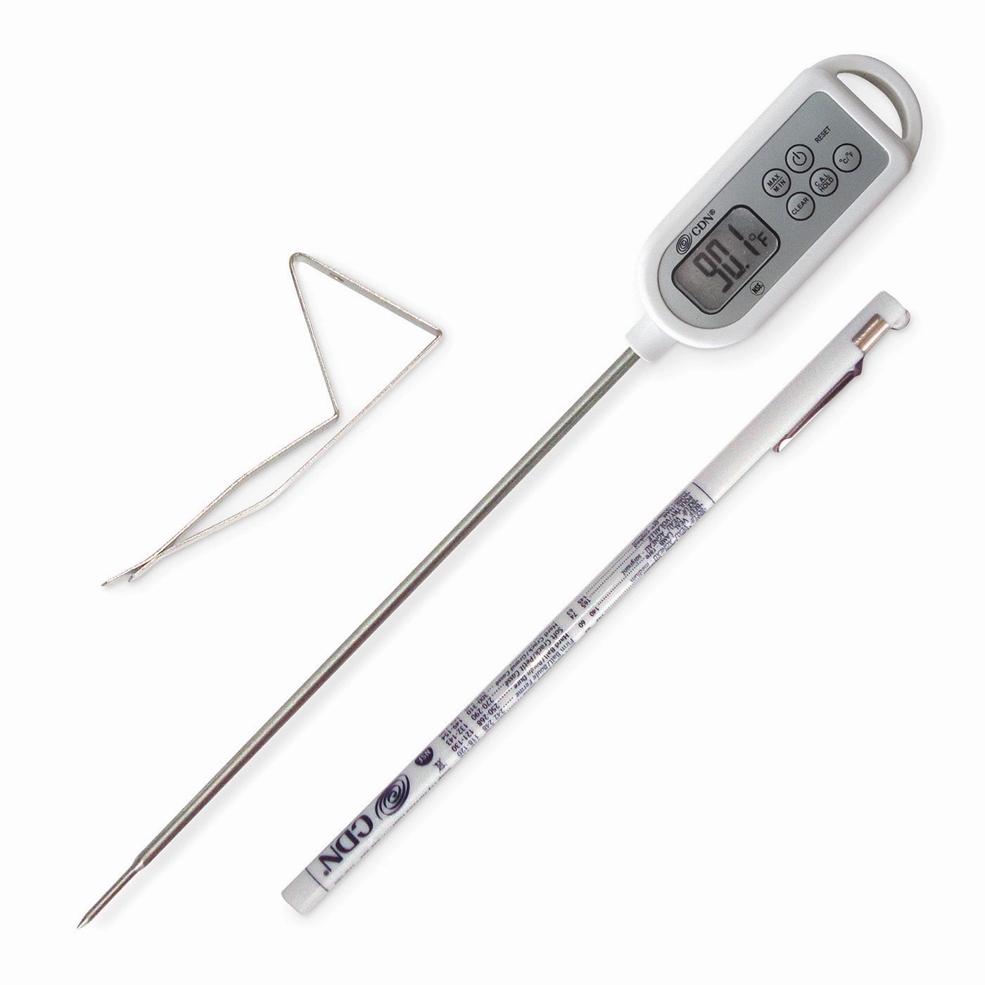 CDN ProAccurate Long Stem Digital Instant Read Thermometer, White Cooking Tools & Accessories mega discount