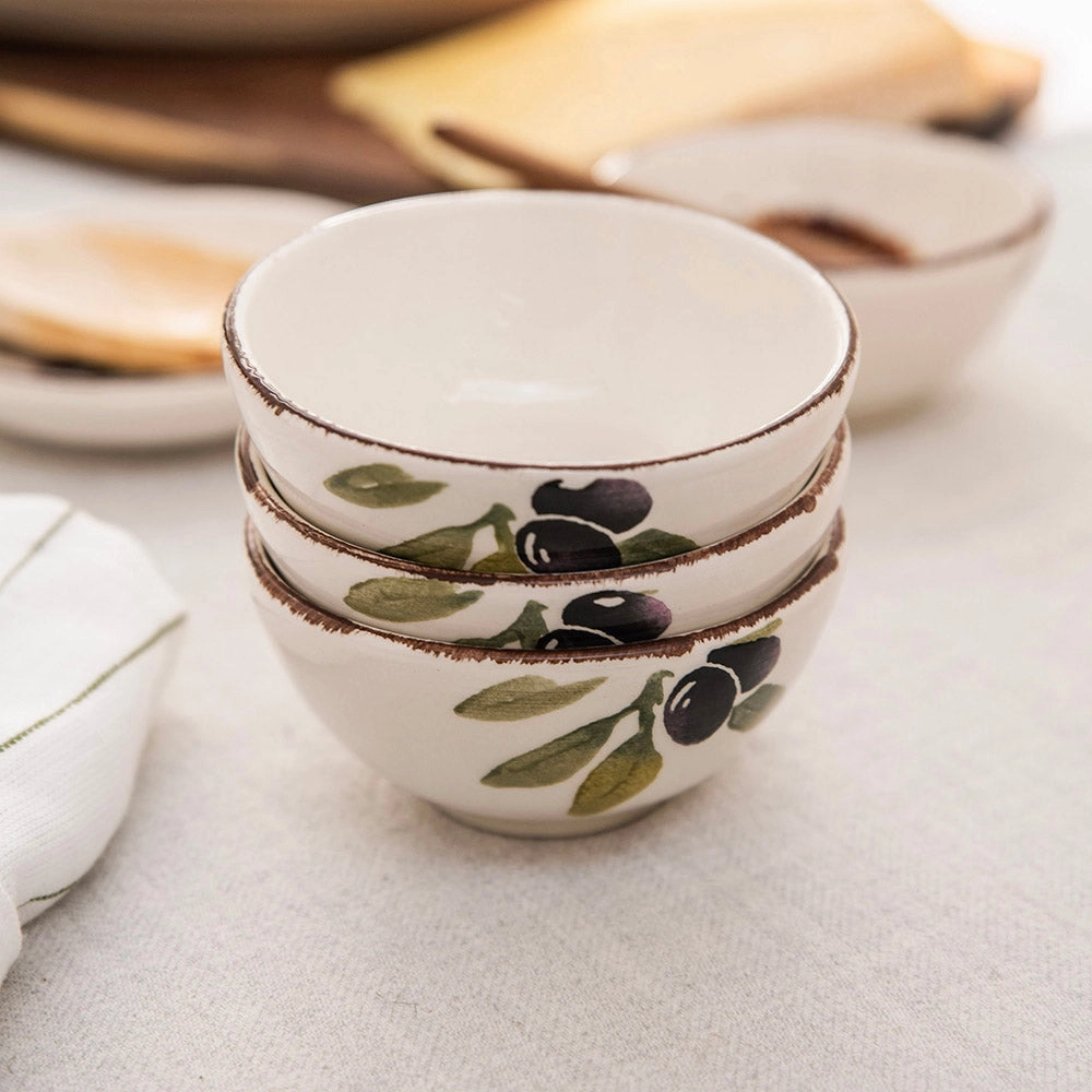 Ceramic Dip Bowl Olives 10cm