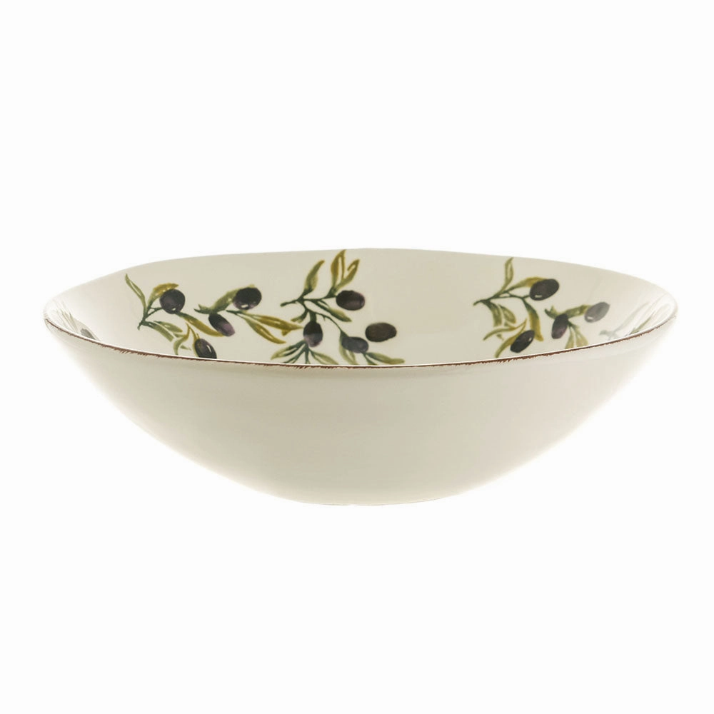 Ceramic Round Bowl Olives 31cm Serveware clearance shop