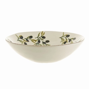Ceramic Round Bowl Olives 31cm Serveware clearance shop