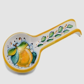 Ceramic Spoon Rest In Positano Lemon Cookware hot cookware outlet