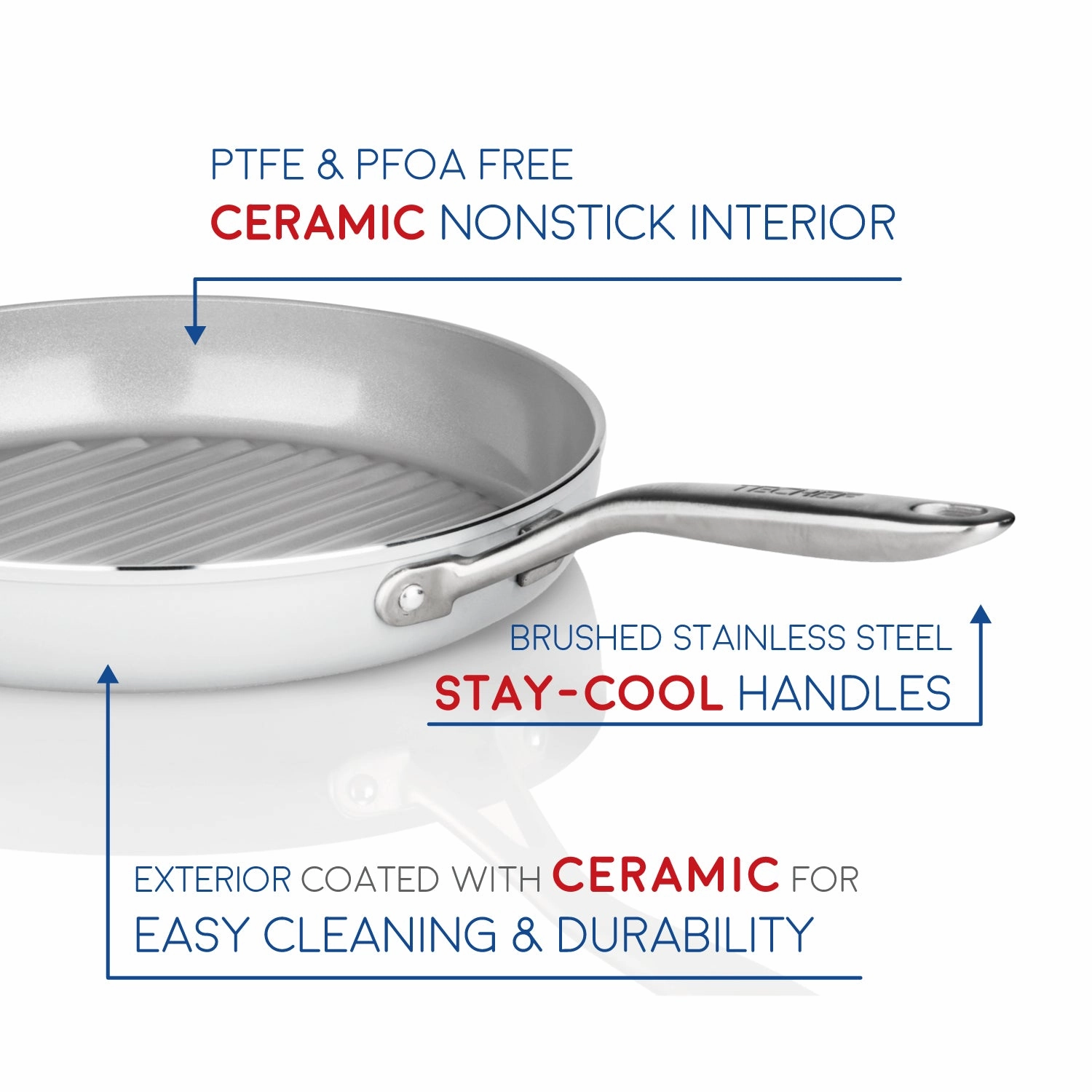 CeraTerra - 12 Inch Grill Pan
