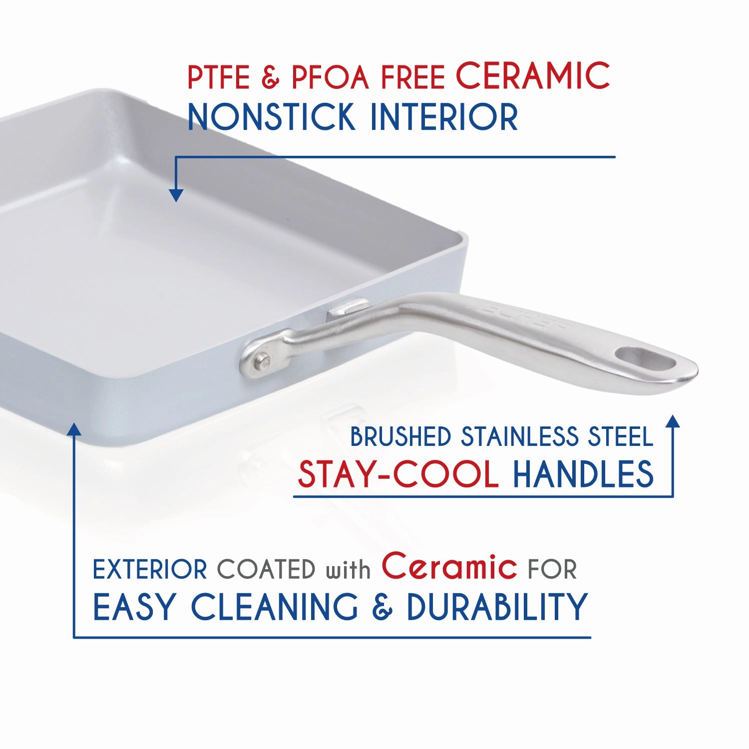 CeraTerra - Square Pan