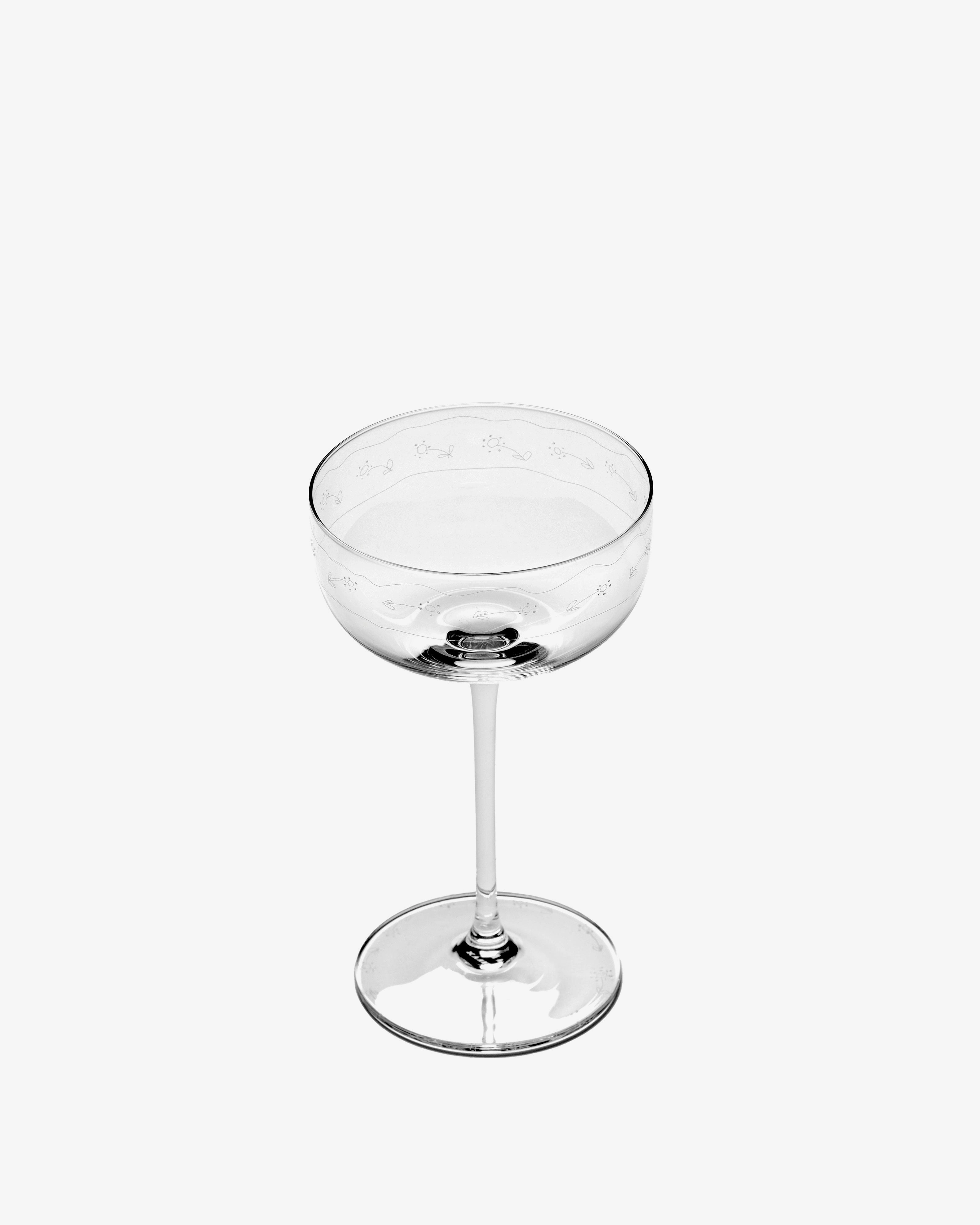 CHAMPAGNE COUPE ANEMONE VANIGLIA MF Glassware Tableware discount