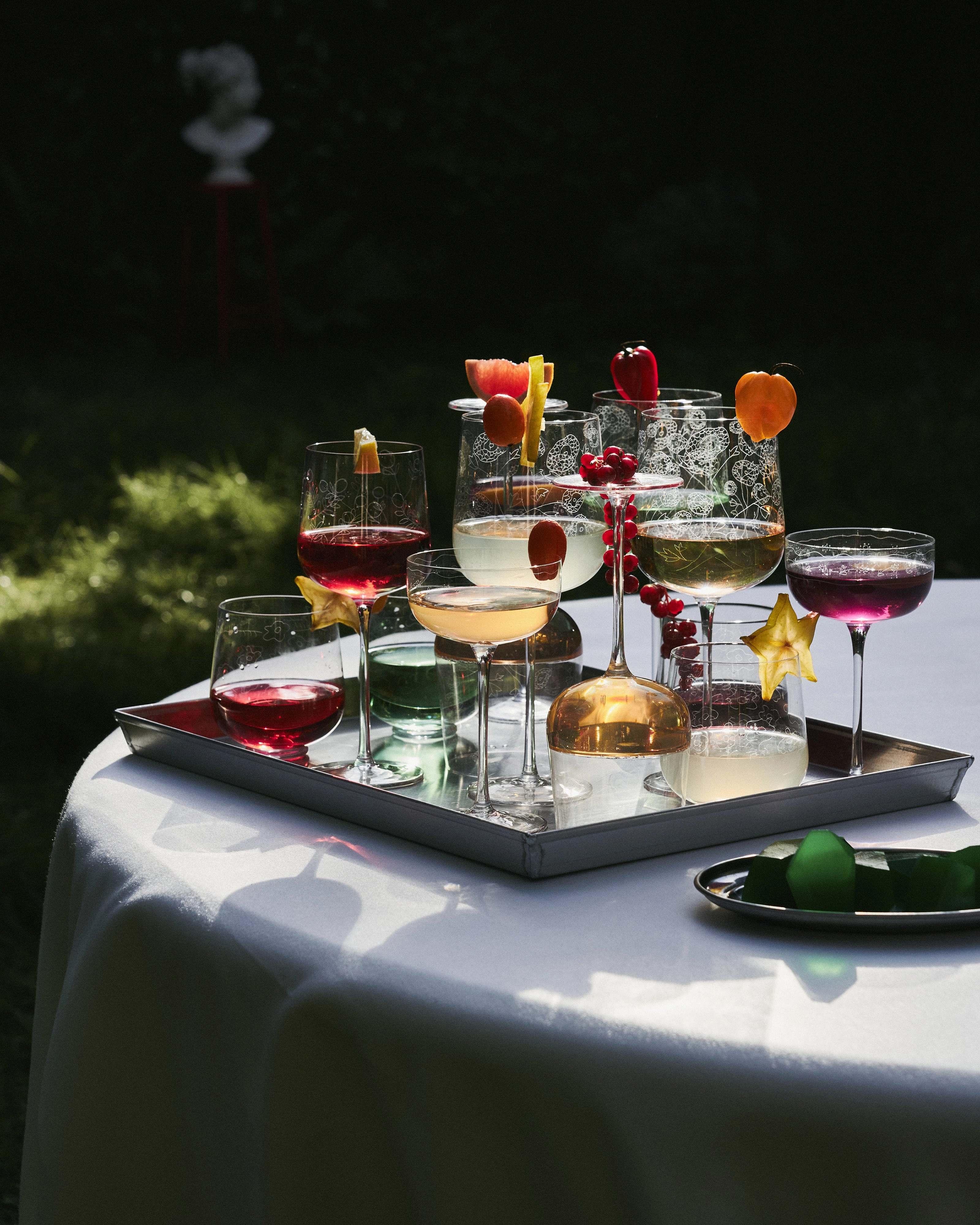 CHAMPAGNE FLUTE CAMELIA AUBERGINE MF Glassware Tableware discount
