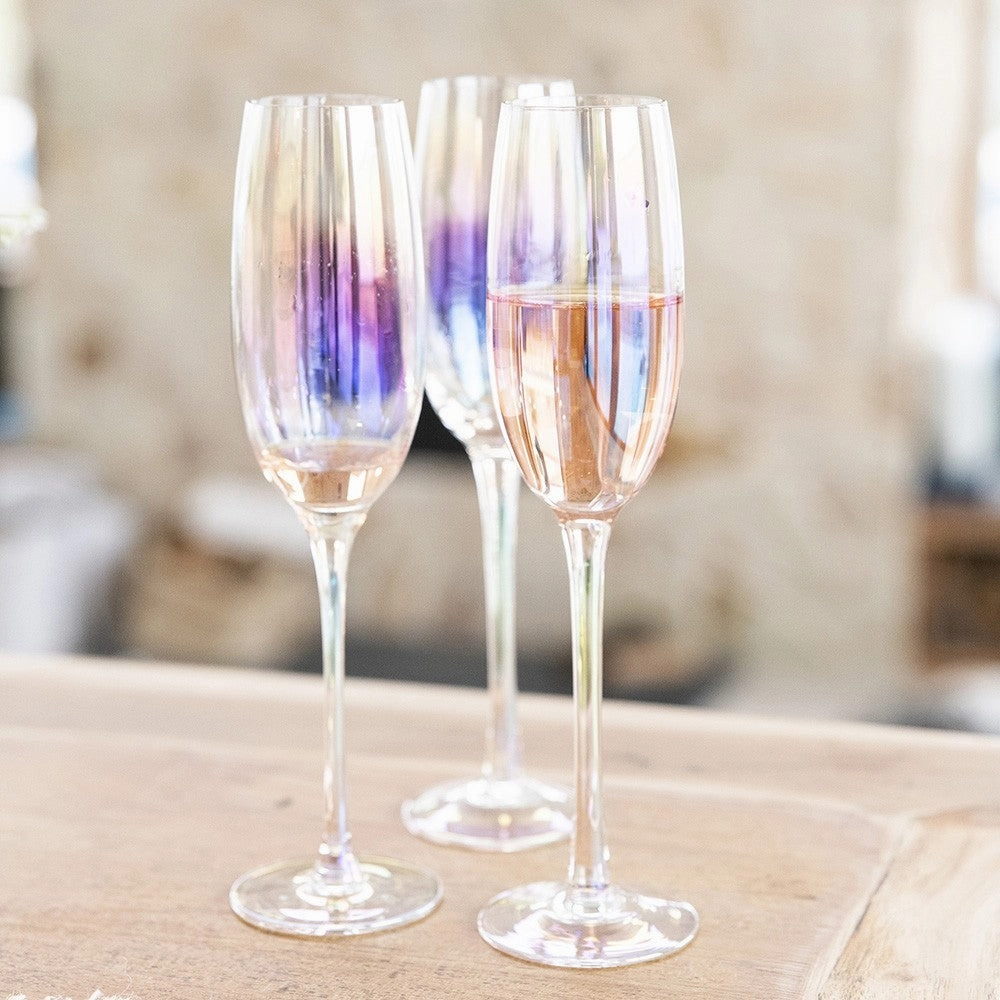 Champagne Flute Pearlised