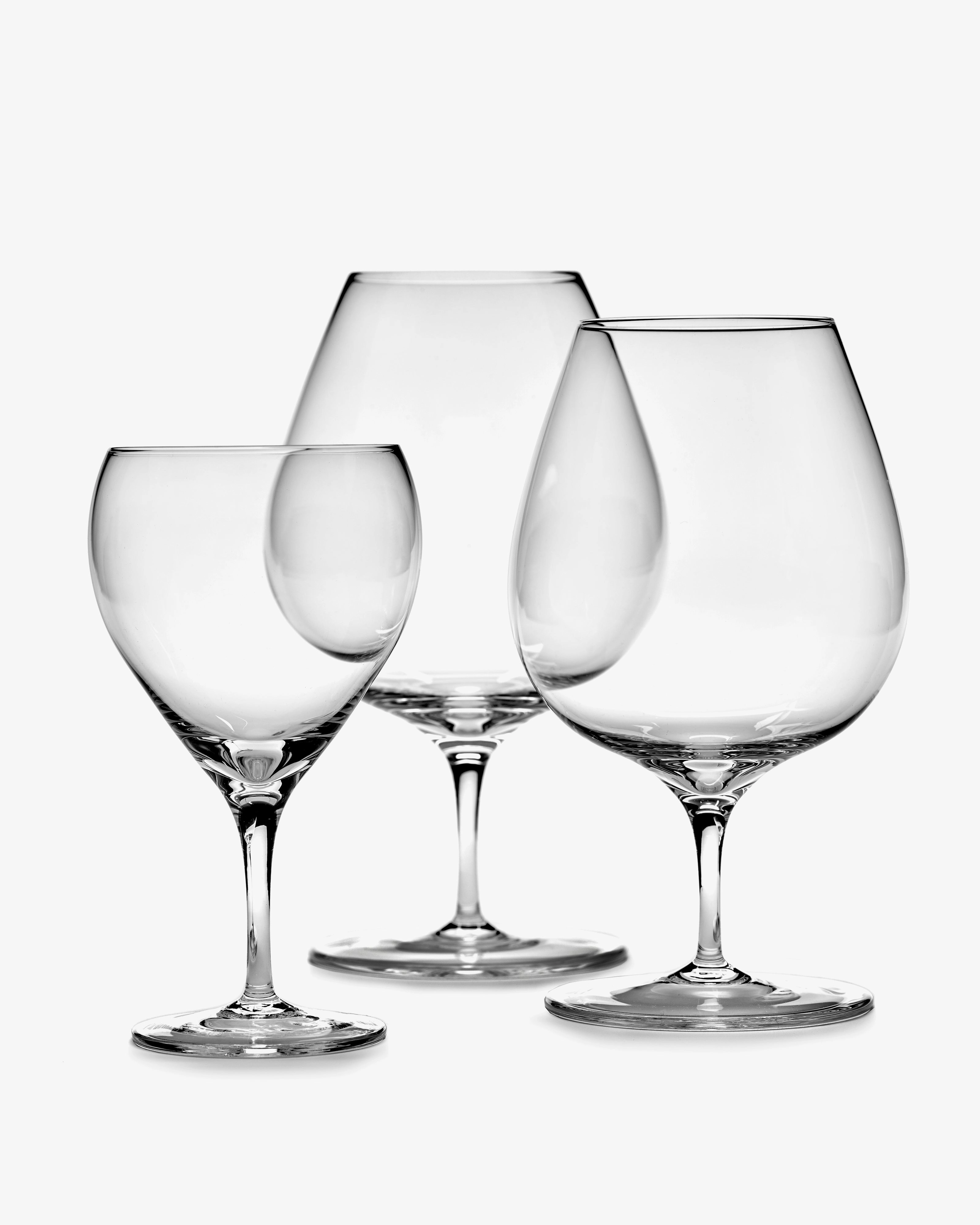 Champagne glass transparent ribbed Inku Glassware Tableware discount