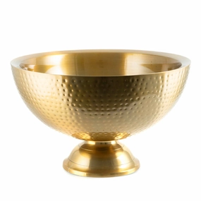 Champagne Tub Hammered Gold Barware sale online