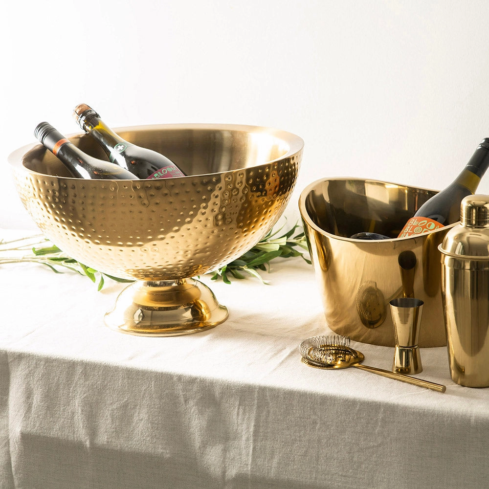Champagne Tub Hammered Gold
