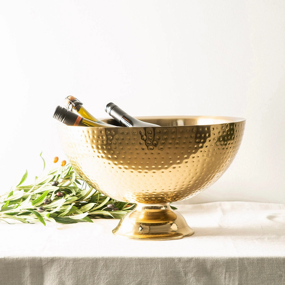 Champagne Tub Hammered Gold