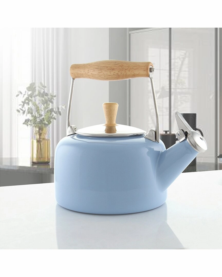 Chantal 1.4 Qt. Enamel-On-Steel Sven Tea Kettle