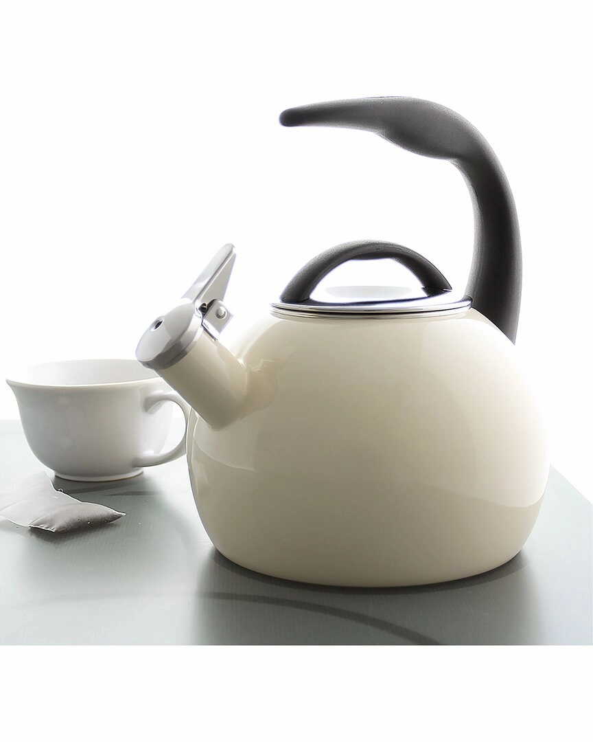 Chantal 2 Qt. Enamel-On-Steel Anniversary Tea Kettle