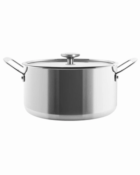 Chantal 3.Clad 7qt Stainless Steel Stockpot With Glass Lid Cookware holiday sale
