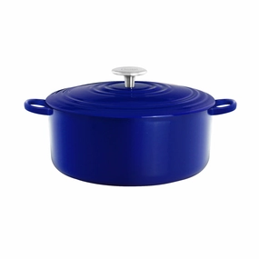 Chantal 5.6 Qt Round Cast Iron Dutch Oven Bakeware online promo