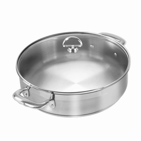 Chantal Induction 21 Sauteuse with Glass Lid, 5 Quart Cookware holiday sale