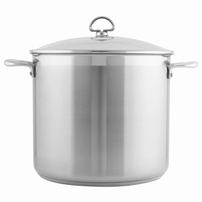 Chantal Induction 21 Steel 12 qt. Stock Pot w/ Glass Lid Cookware holiday sale
