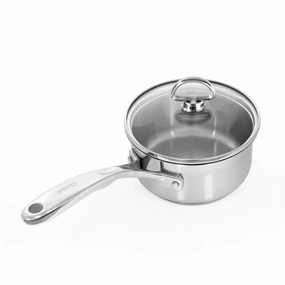 Chantal Induction 21 Steel 1 qt. Saucepan w/ Glass Lid Cookware holiday sale