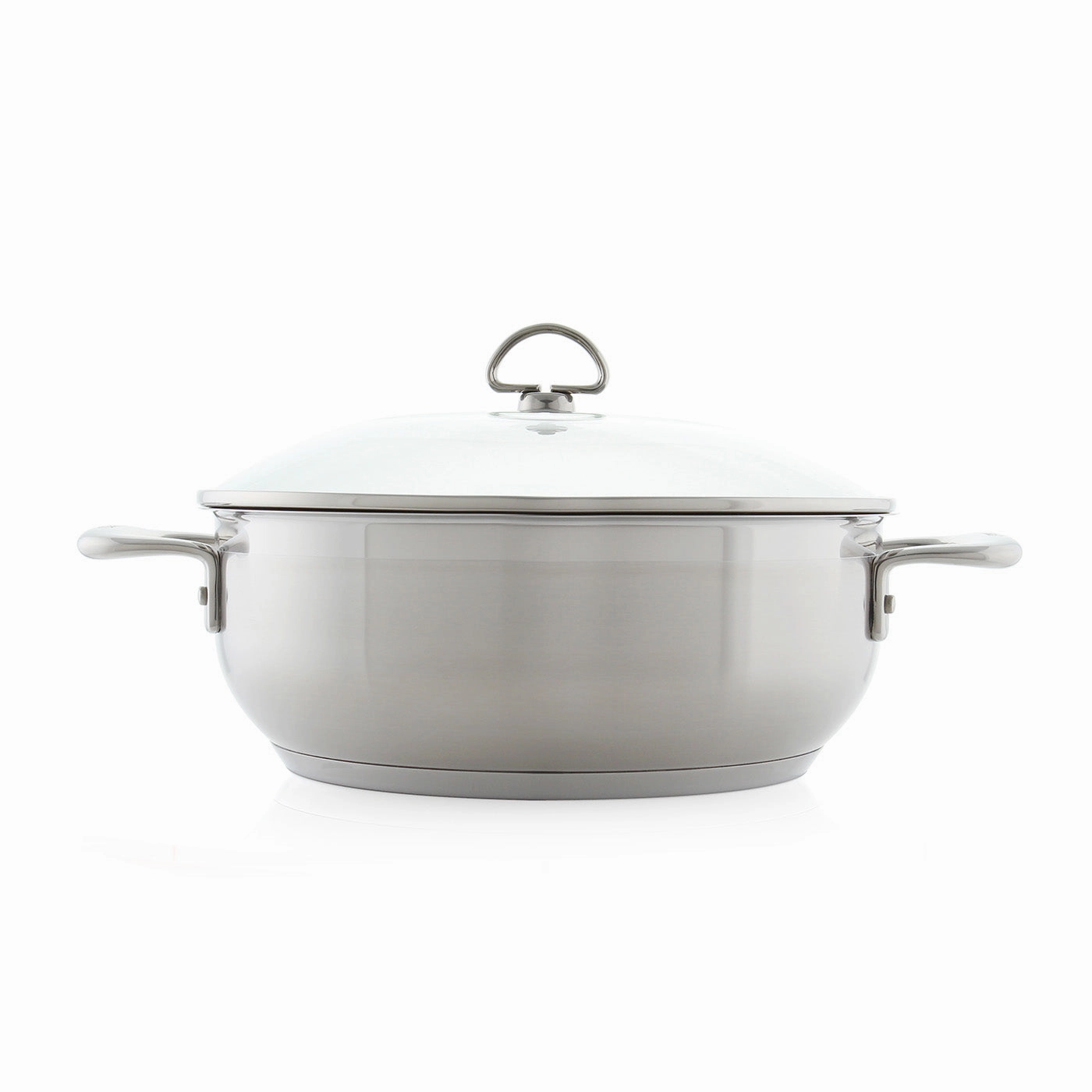 Chantal Induction 21 Steel 5 qt. Chef's Pan w/ Glass Lid