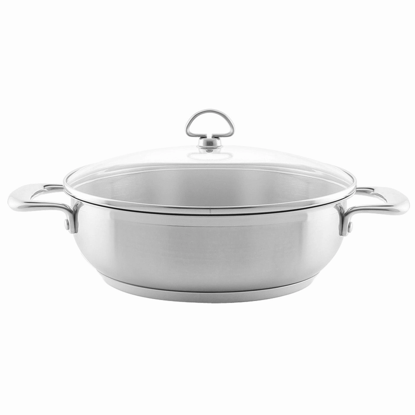 Chantal Induction 21 Steel 5 qt. Chef's Pan w/ Glass Lid Cookware holiday sale