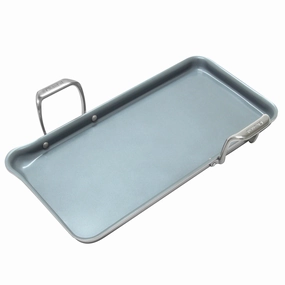 Chantal Induction 21 Tri-Ply Griddle w/ Ceramic Coating - 19.09" x 9.52" Cookware online kitchen sale