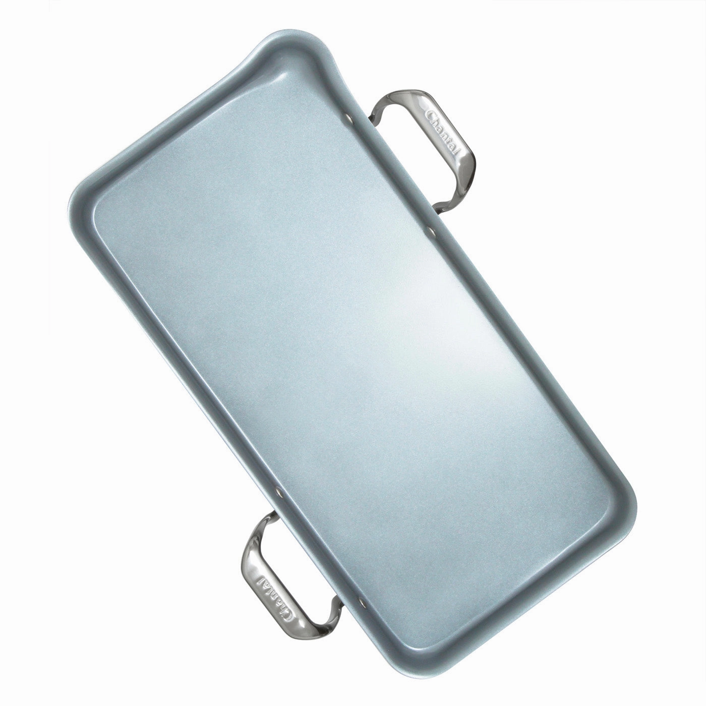 Chantal Induction 21 Tri-Ply Griddle w/ Ceramic Coating - 19.09" x 9.52"
