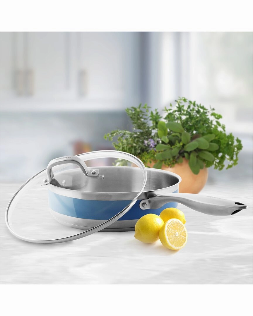 Chantal Stripes 5qt Saute Pan
