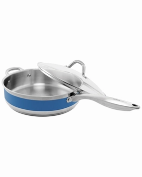 Chantal Stripes 5qt Saute Pan Cookware holiday sale