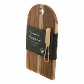 Cheese Set - Acacia Board with 1 Knives
