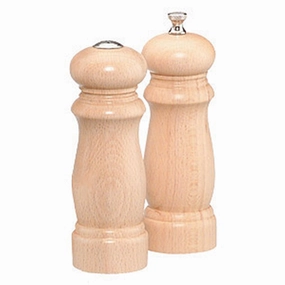 Chef Specialties 06202 6 Inch - 15cm SalemNatural Pepper Mill Salt MillSet Cooking Tools & Accessories clearance kits