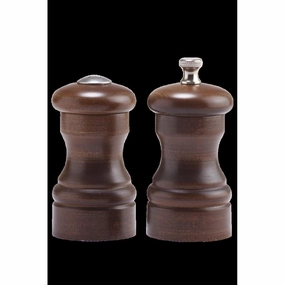 Chef Specialties 4100 4 in. Capstan Pepper Mill Salt Shaker Set Dinnerware clearance deals