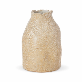 Chloe Natural Small Vase D8.7X12.6cm Cheap Vases for home