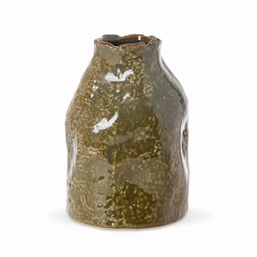 Chloe Olive Small Vase D8.7X12.6cm Cheap Vases for home