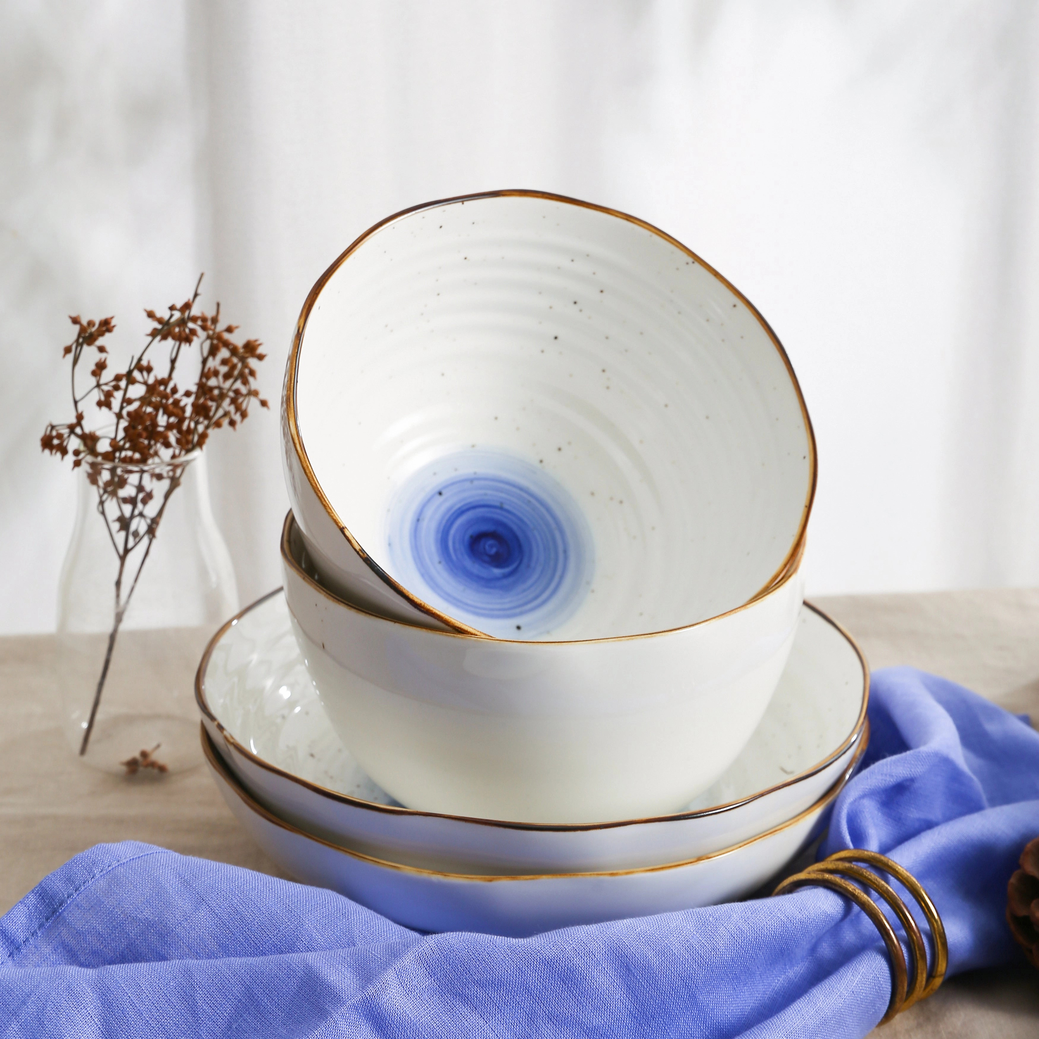 Christian Siriano Luma Porcelain 16-Piece Dinnerware Set