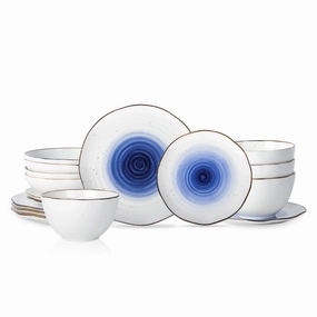 Christian Siriano Luma Porcelain 16-Piece Dinnerware Set Dinnerware clearance deals