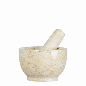 Cilio Champagne Marble Mortar & Pestle, 4-Inch Height Cooking Tools & Accessories mega discount