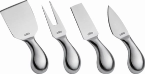 Cilio Piave 4 Piece Cheese Knife Set, Stainless Steel Cutlery outlet discounts