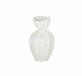 Clara Ceramic Vase 17x17x29.5cm Ivory Cheap Vases for home