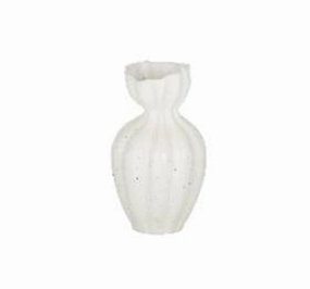 Clara Ceramic Vase 17x17x29.5cm Ivory Cheap Vases for home