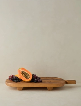 Classic Rectangular Footed Board by etHOME Serveware kitchen discount