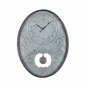 Clock Galvanized Wall Clocks Timeless Sale