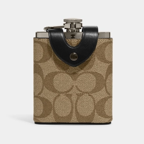 Coach Outlet Flask In Signature Canvas Cooking Tools & Accessories hot price