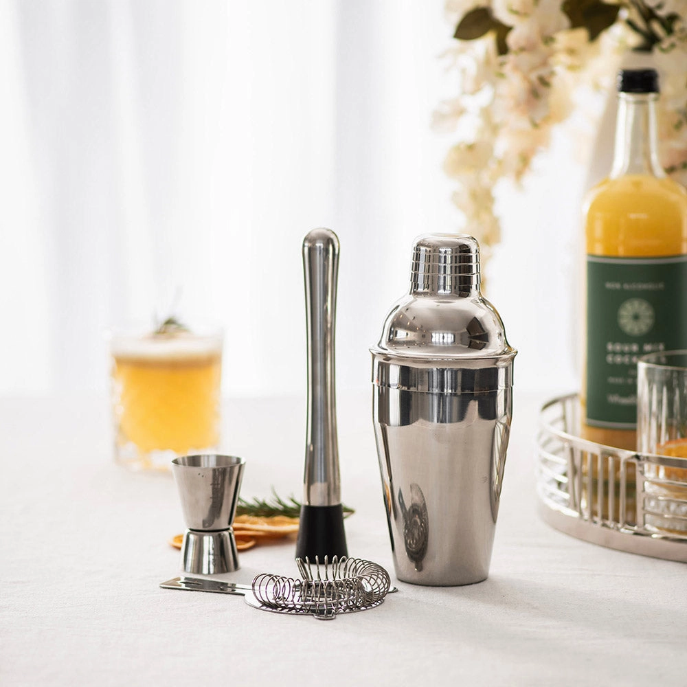 Cocktail Set Brushed Stainless Steel