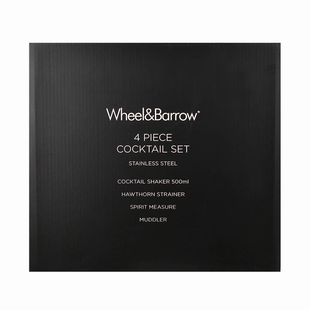 Cocktail Set Brushed Stainless Steel