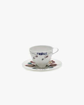 COFFEE CUP HIGH   SAUCER ANEMONE MILK MF Buy Dinnerware online shop