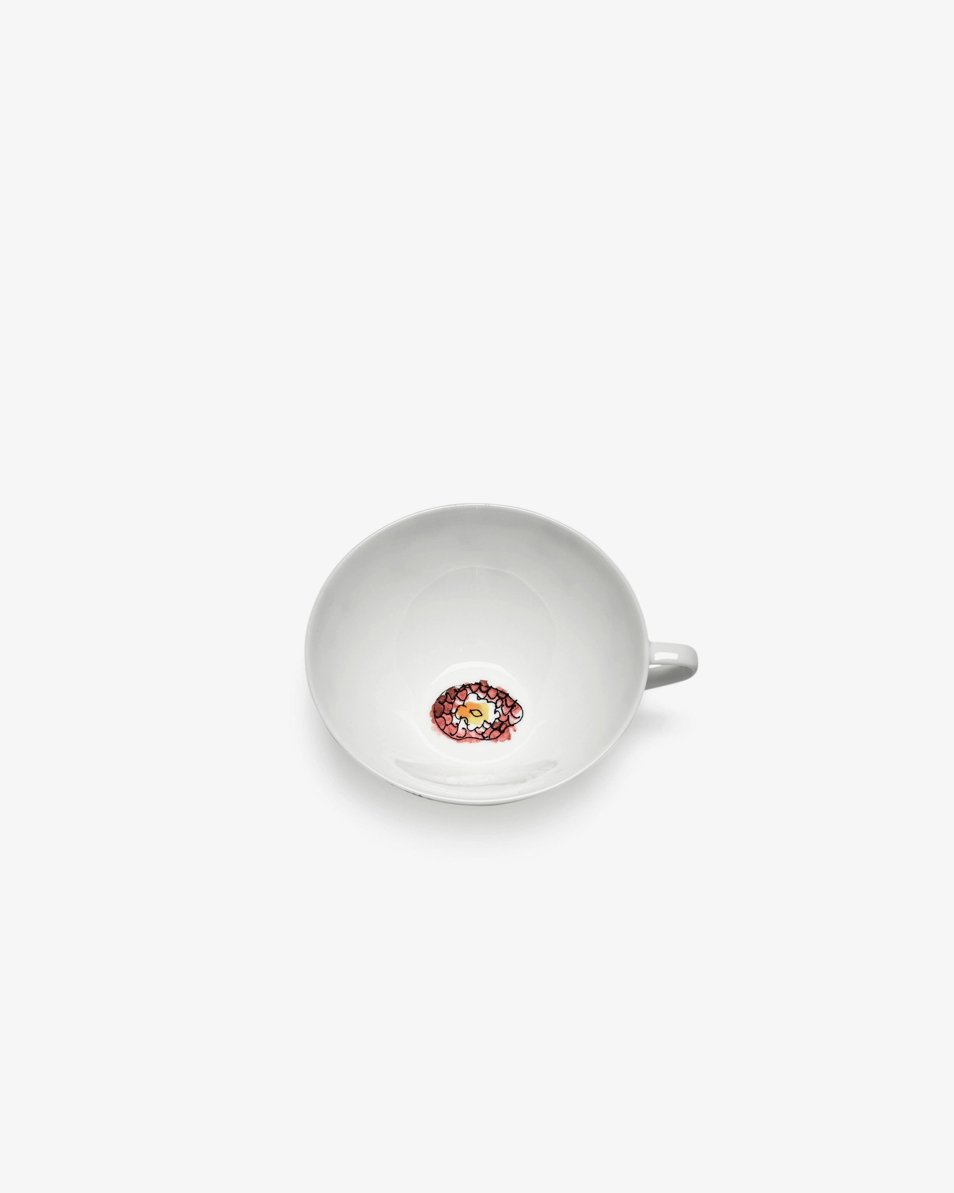 Coffee cup low Anemone milk Midnight Flowers