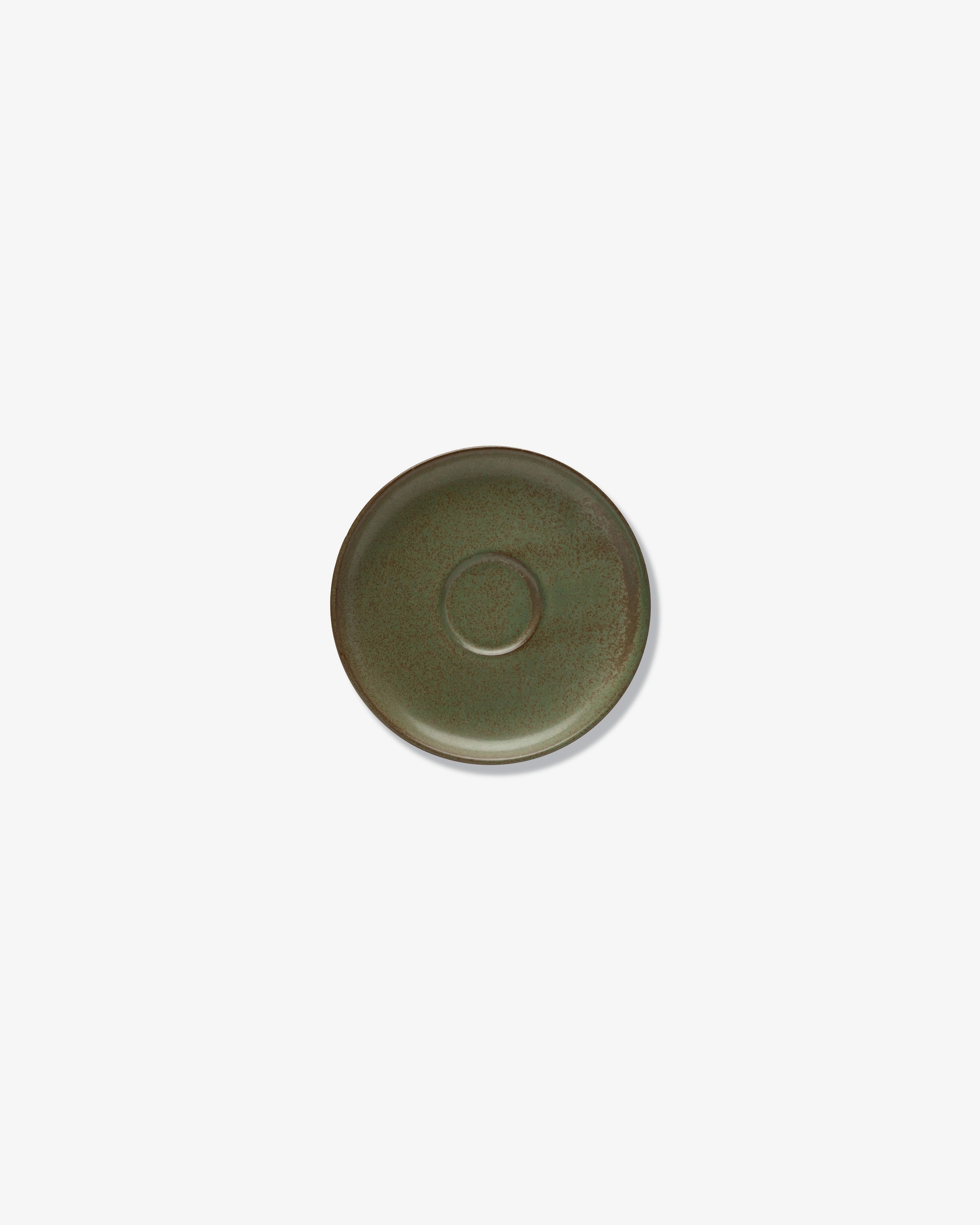 Coffee cup with saucer camogreen Surface