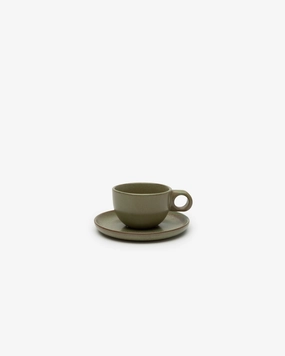 Coffee cup with saucer camogreen Surface Buy Dinnerware online shop